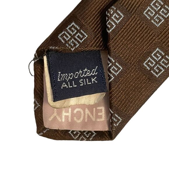 Vintage Givenchy Monsieur Silk Tie - Picture 4 of 4